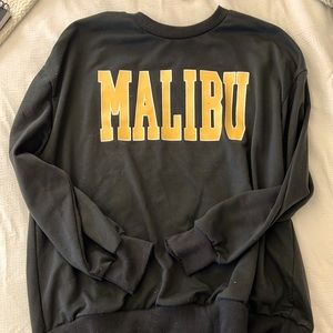 I am selling a Malibu crew neck. Very comfortable. Fits really well. Really cute
